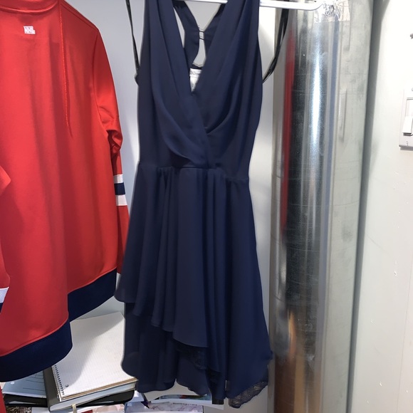 NAVY BCBG GENERATION DRESS - Picture 1 of 3